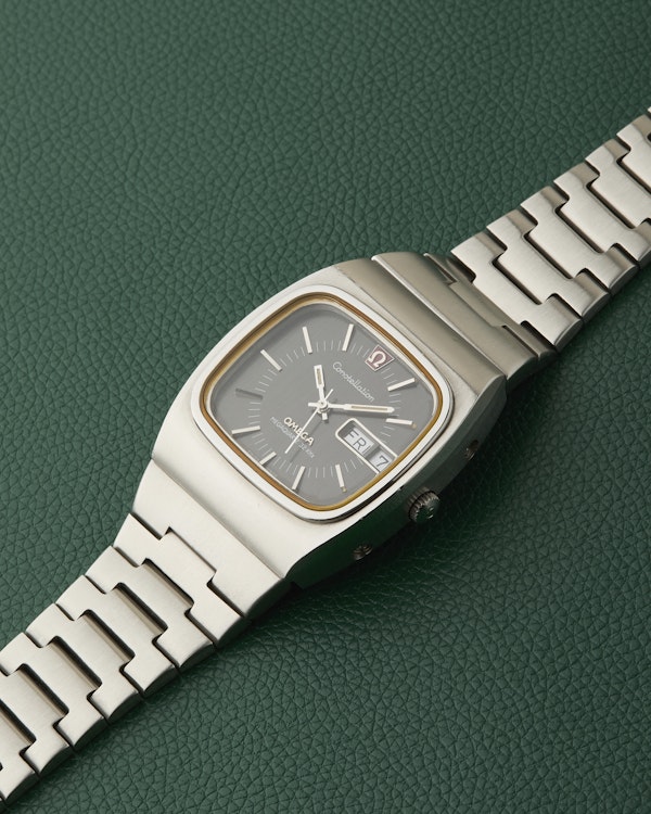 Omega Constellation Ref. 196.0016 Day-Date Slate Grey Dial Megaquartz 32 KHz - image 7