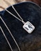 Aquamarine & Diamond Pendant Pre-owned - image 1