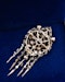Downstairs at Grays: A very fine 18ct. Yellow Gold & Silver Victorian Diamond "Comet Tail" Tassle Brooch, Circa 1870 - image 2