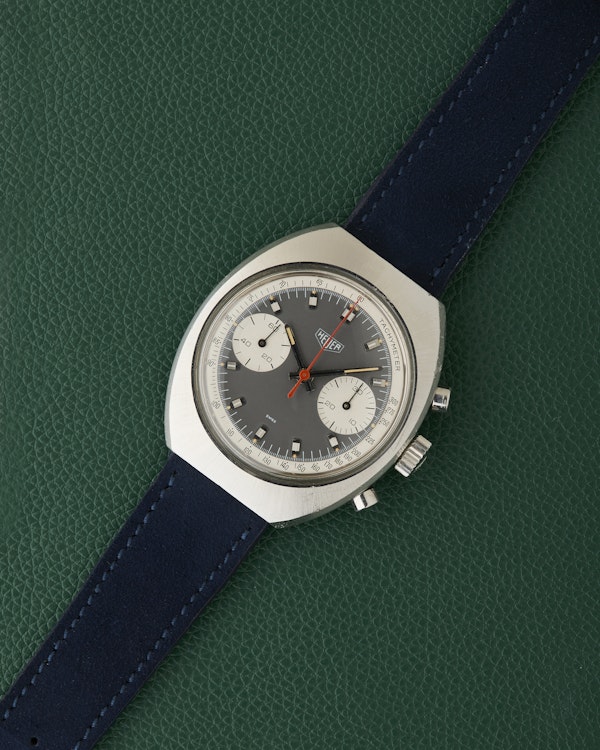 Heuer Ref.73373 Chronograph Evil Panda Grey Dial Tachymeter Vintage - image 3