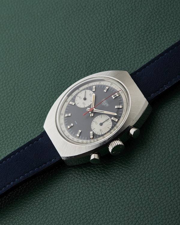 Heuer Ref.73373 Chronograph Evil Panda Grey Dial Tachymeter Vintage - image 9