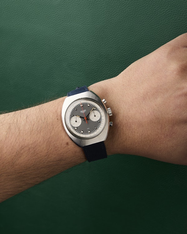 Heuer Ref.73373 Chronograph Evil Panda Grey Dial Tachymeter Vintage - image 16