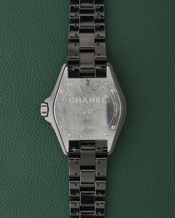 CHANEL J12 Black Ceramic 39mm Black Dial Black Bezel - image 9