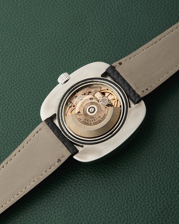 Helvetia Ref.2783.032.30 Yellow & Silver Dial 1960s Vintage Diver Watch - image 13