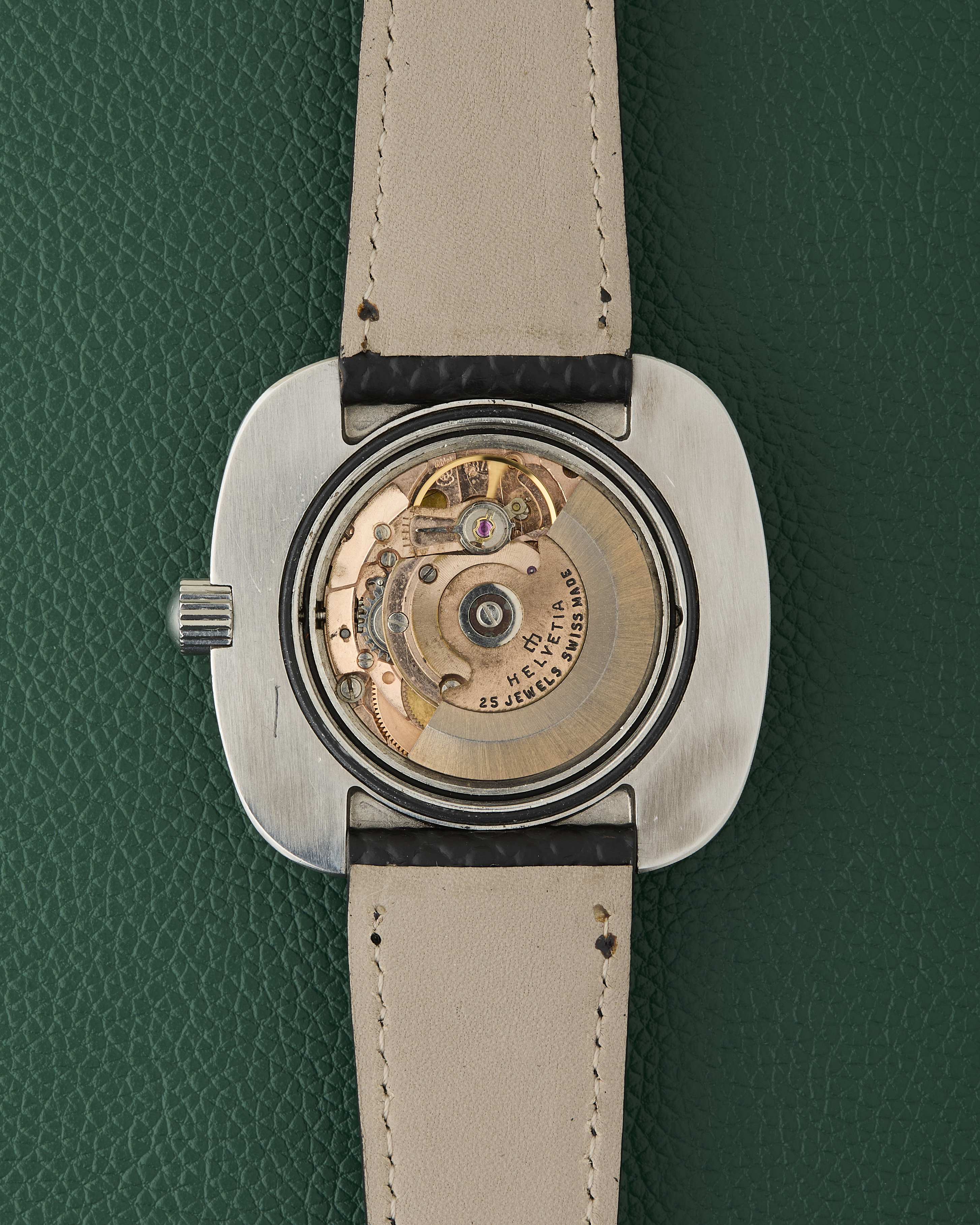 ヘネシー Helvetia Ref.2783.032.30 Yellow & Silver Dial 1960s Vintage Diver