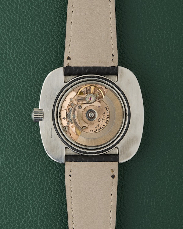 Helvetia Ref.2783.032.30 Yellow & Silver Dial 1960s Vintage Diver Watch - image 10