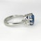 7.47ct Ceylon Sapphire Trilogy Ring - Saddingtons Jewellery Stand 375 - image 4