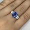 7.47ct Ceylon Sapphire Trilogy Ring - Saddingtons Jewellery Stand 375 - image 2