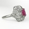 1.65ct Burma Ruby Cluster Ring - Saddingtons Jewellery Stand 375 - image 1