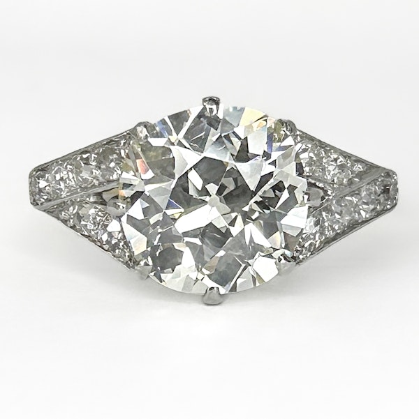 Art Deco 2.17ct Solitaire Diamond Ring - Saddingtons Jewellery Stand 375 - image 1