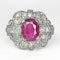 1.65ct Burma Ruby Cluster Ring - Saddingtons Jewellery Stand 375 - image 4