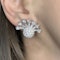 Art Deco Diamond Sunburst Earrings - Saddingtons Jewellery Stand 375 - image 4