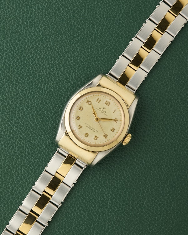 Rolex Ref.6064 Two Tone Oyster Perpetual Chronometer Hooded Bubbleback - image 3