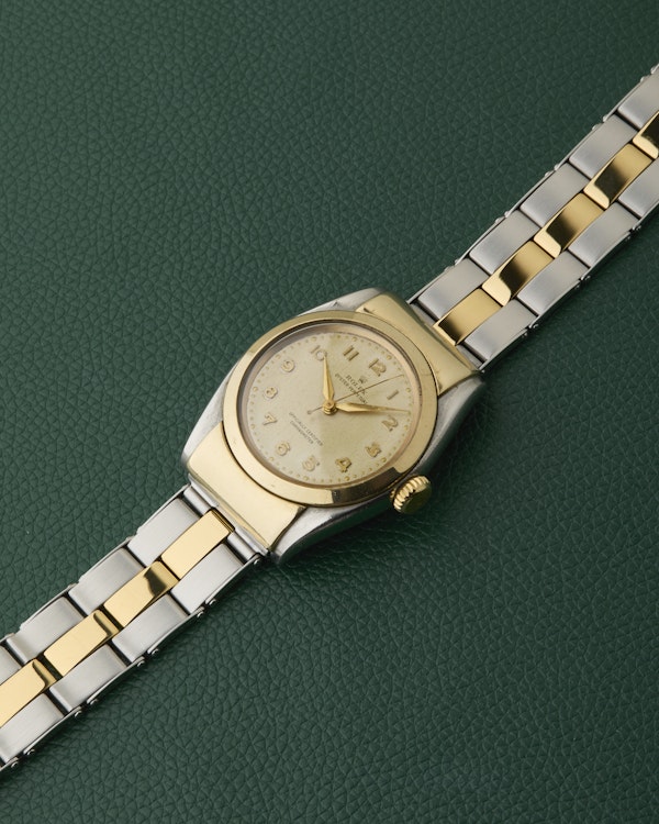 Rolex Ref.6064 Two Tone Oyster Perpetual Chronometer Hooded Bubbleback - image 8