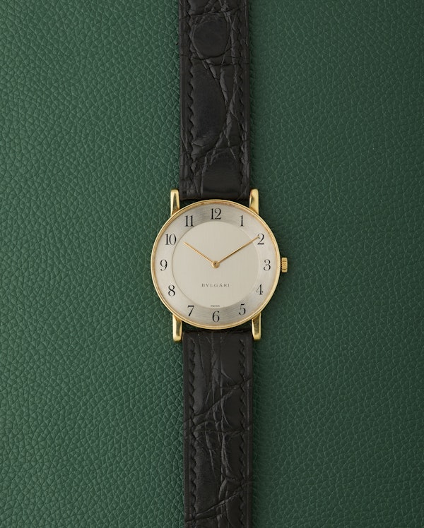 Bulgari Gerald Genta 18k Gold Signed Strap & Buckle - image 1