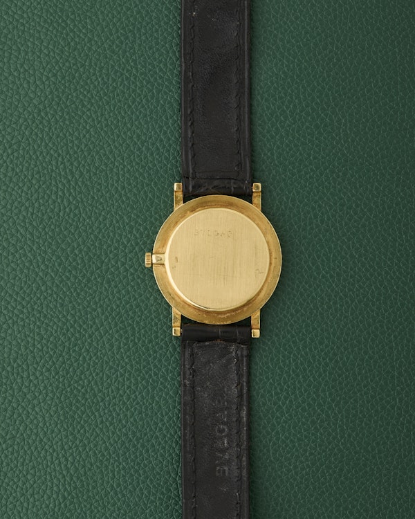 Bulgari Gerald Genta 18k Gold Signed Strap & Buckle - image 9