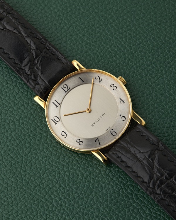 Bulgari Gerald Genta 18k Gold Signed Strap & Buckle - image 6