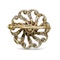 Victorian Diamond and Silver Upon Gold Pinwheel Cluster Brooch, Circa 1890 - image 5
