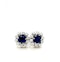 Sapphire & Diamond Earrings - image 1
