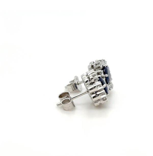 Sapphire & Diamond Earrings - image 3