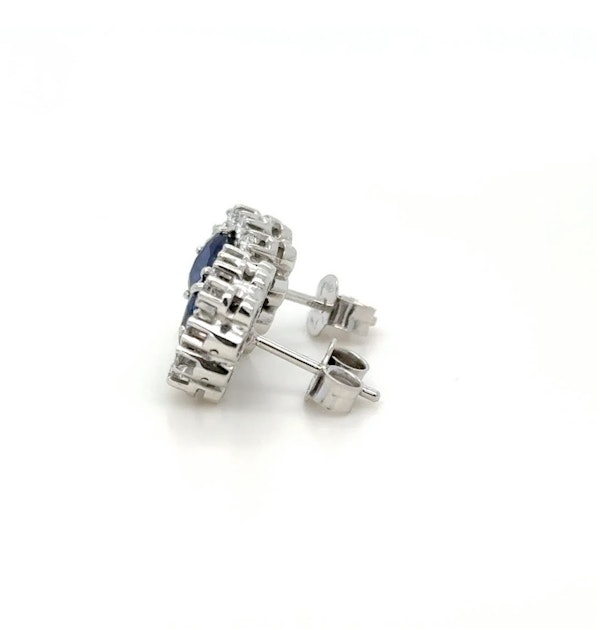 Sapphire & Diamond Earrings - image 5
