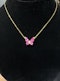 Ruby Butterfly Necklace - image 1