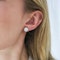 New Diamond and White Gold Four Claw Stud Earrings, 4.64 Carats - image 4