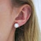 New Diamond and White Gold Four Claw Stud Earrings, 4.64 Carats - image 2
