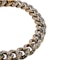 Antique French Diamond, Silver and Gold Curb Links Bracelet, Circa 1890 - image 3