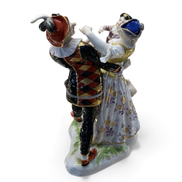 Meissen Commedia dell’arte group - image 4