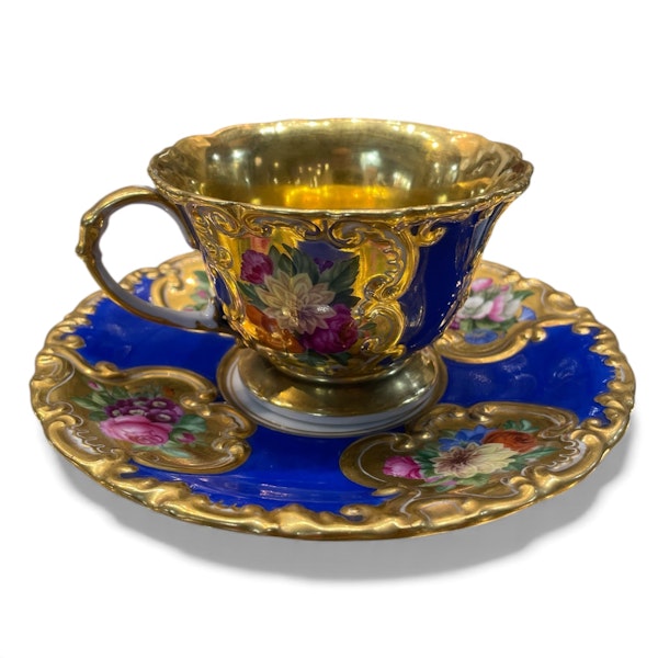 Berlin KPM cup and saucer - image 2