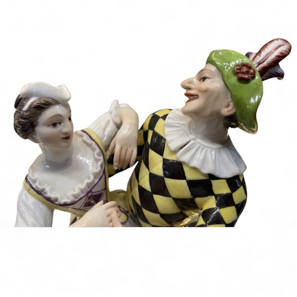 Meissen Commedia dell’arte group - image 2