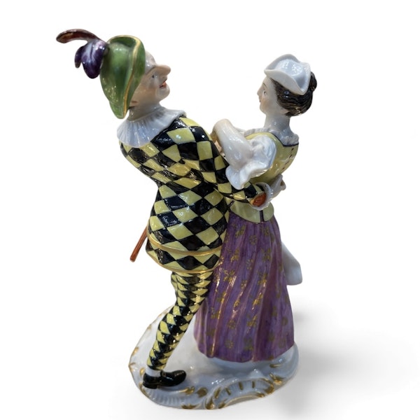 Meissen Commedia dell’arte group - image 4