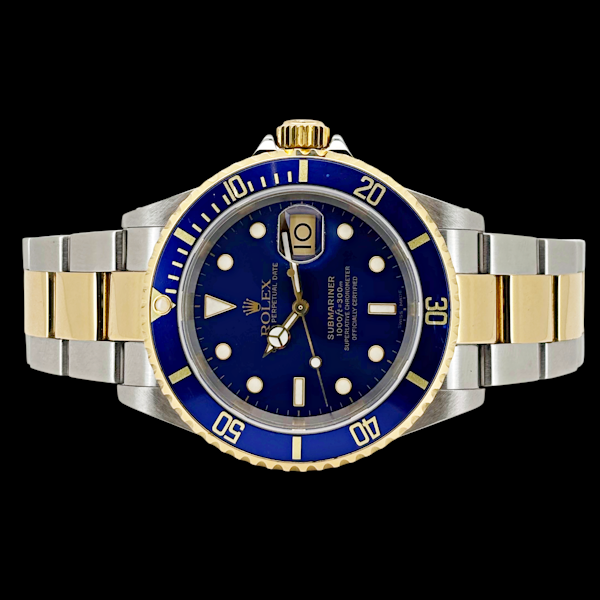 ROLEX SUBMARINER BLUESY FULL SET 2003 K SERIAL SEL BRACELET- 2003 - image 4