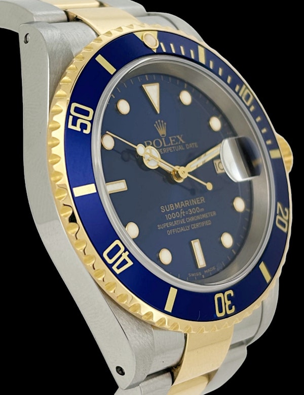 ROLEX SUBMARINER BLUESY FULL SET 2003 K SERIAL SEL BRACELET- 2003 - image 3