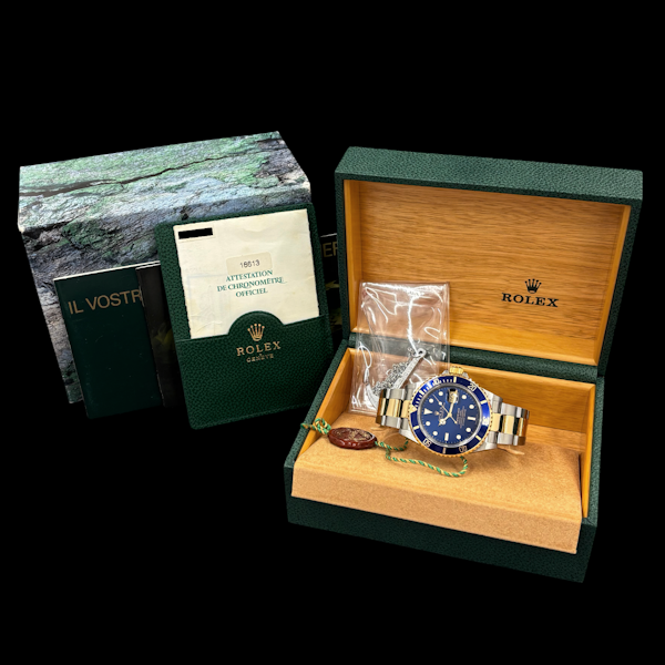 ROLEX SUBMARINER BLUESY FULL SET 2003 K SERIAL SEL BRACELET- 2003 - image 6