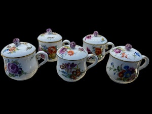 Marcolini Meissen custard cups