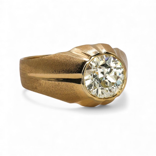 Vintage Diamond and 14ct Gold Ring, 2.40 Carats, Circa 1970 - image 5