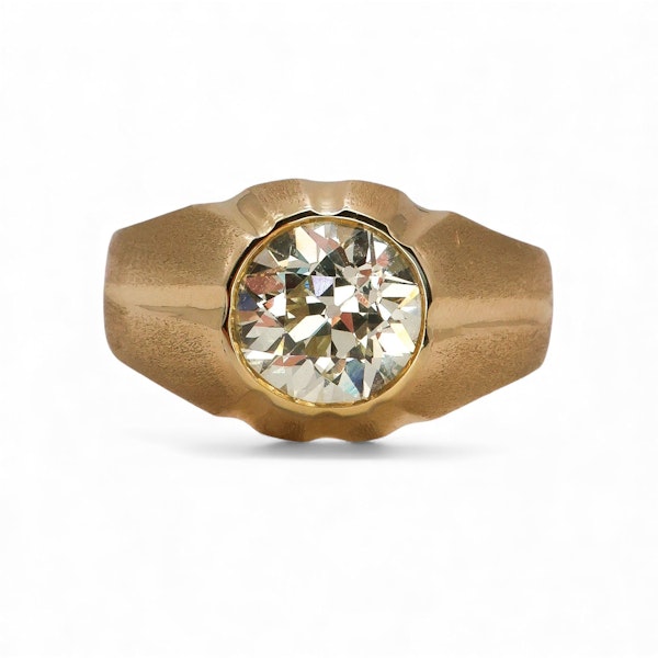 Vintage Diamond and 14ct Gold Ring, 2.40 Carats, Circa 1970 - image 7