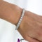 Art Deco Diamond and Platinum Line Bracelet, Circa 1925, 10.00 Carats - image 2