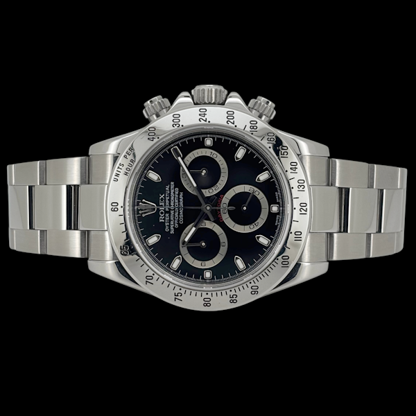 ROLEX DAYTONA BLACK DIAL 116520 FULL SET UK WATCH D SERIAL 2006 - image 4