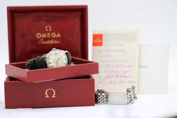 Omega Constellation 168.005 (Immaculate set with Original Box Papers and Bracelet 1966) - image 9