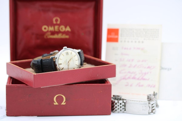 Omega Constellation 168.005 (Immaculate set with Original Box Papers and Bracelet 1966) - image 11