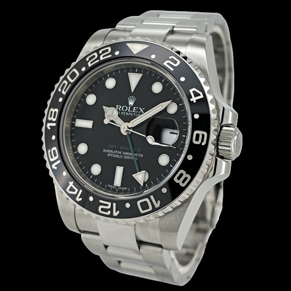 ROLEX GMT MASTER  II 116710 LN BLACK CERAMIC BEZEL FULL SET 2012 G SERIES - image 1
