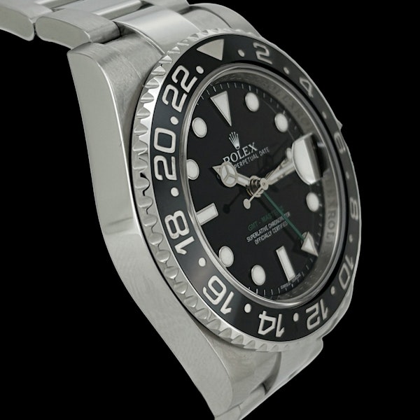 ROLEX GMT MASTER  II 116710 LN BLACK CERAMIC BEZEL FULL SET 2012 G SERIES - image 3