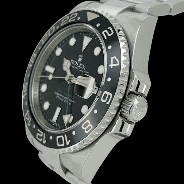 ROLEX GMT MASTER  II 116710 LN BLACK CERAMIC BEZEL FULL SET 2012 G SERIES - image 2