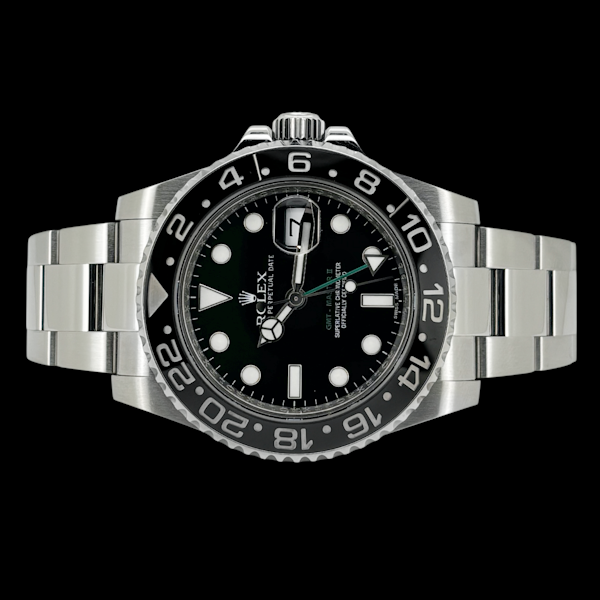 ROLEX GMT MASTER  II 116710 LN BLACK CERAMIC BEZEL FULL SET 2012 G SERIES - image 4