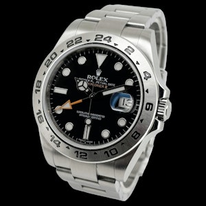 ROLEX EXPLORER II 216570 FULL SET 2014 BLACK DIAL G SERIES