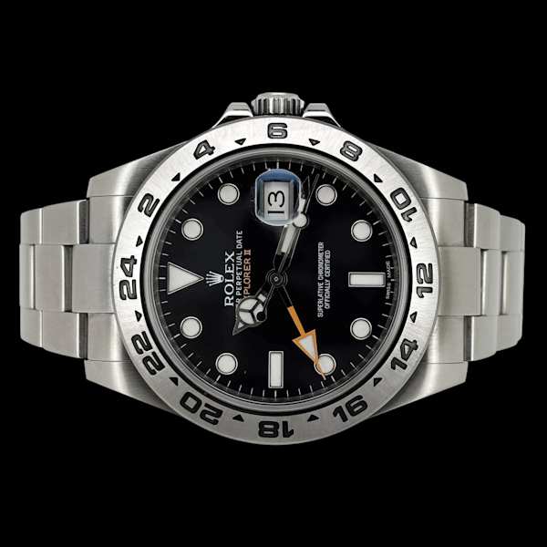 ROLEX EXPLORER II 216570 FULL SET 2014 BLACK DIAL G SERIES - image 4