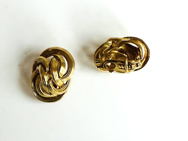 Tiffany & Co 18k Gold Earrings - image 2
